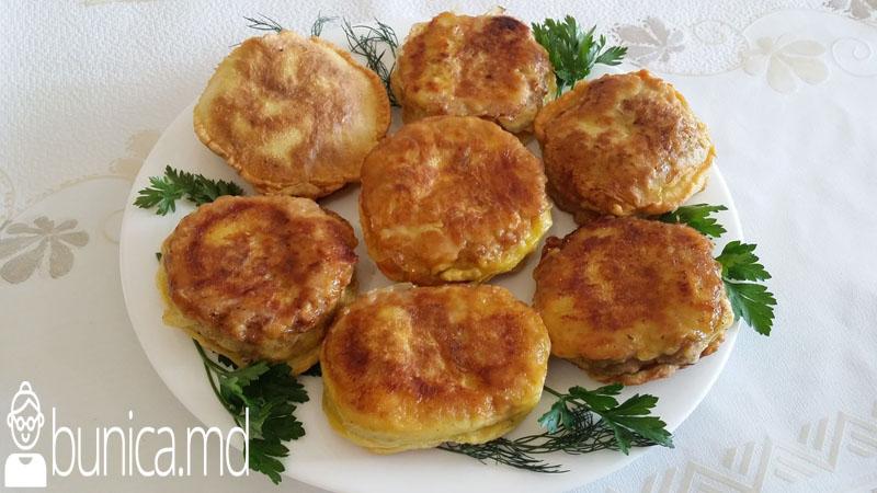 Pîrjoale moi pane cu cașcaval